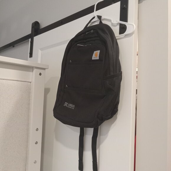 GREAT BLACK CARHARTT BACKPACK - Picture 1 of 3